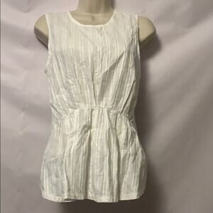 J.CREW BLOUSE WHITE‎  SIZE XS